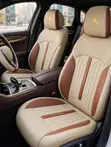 Beige & Brown Executive Edition Seat Covers - 1