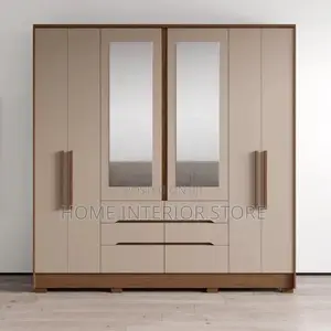Premium Quality Modern Style Wardrobe with Full Length Mirror Door