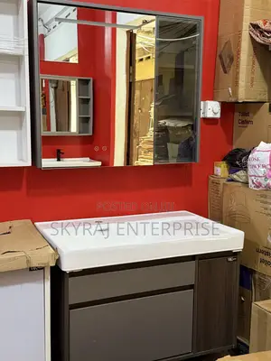 Brand New 100cm Cabinet Basin with LED Mirror