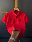 Ralph Lauren Polo Shirt - Grey - Cotton - M-XXL - 2