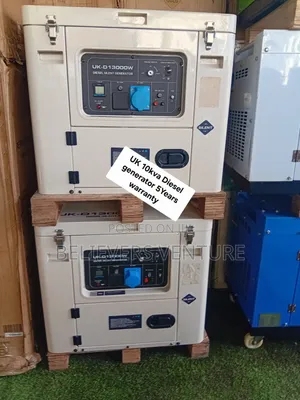 UK 10kVA Diesel Generator - Brand New