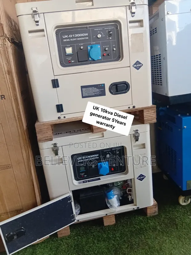 UK 10kVA Diesel Generator - 5 Year Warranty - 1