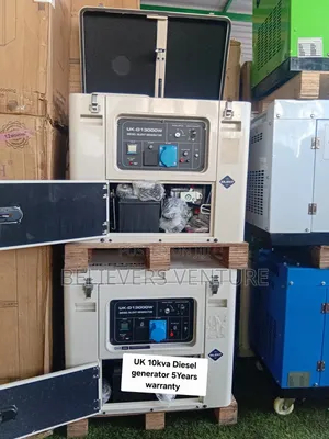 UK 10kVA Diesel Generator - 5 Year Warranty