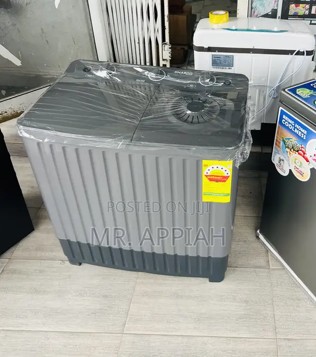Nasco Semi-Automatic Electric Washing Machine (Dark Grey) - 1