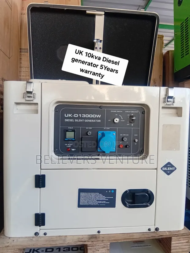 UK 10kVA Diesel Generator - 5 Year Warranty - 1