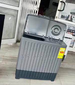 Semi-Automatic Top Load Nasco Washing Machine (Dark Grey)