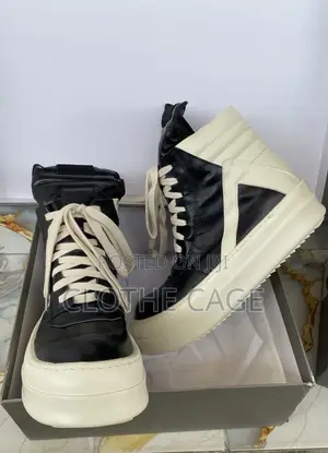 Rick Owens Mega Bumper Geobasket Sneakers