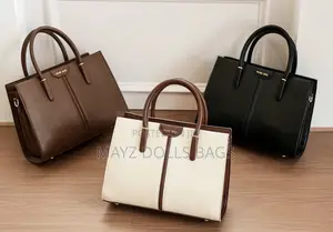 Quality Ladies Handbag Set - Maroon Brown - 2 in 1