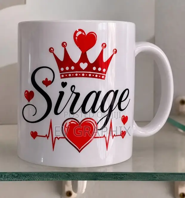 White Mug with Branding - 1