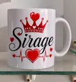 White Mug with Branding - 1