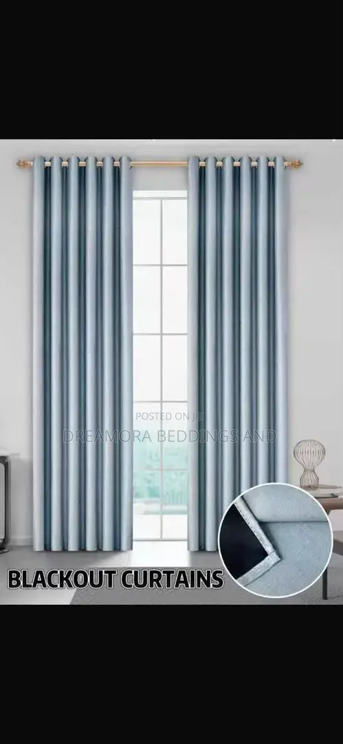 Adam Home Blackout Curtains (2-in-1) - 1