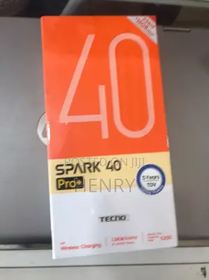 New Tecno Spark 40 Pro+ 256GB Black