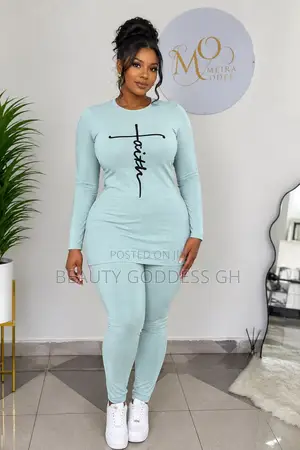 Shein Blue Cotton Loungewear Leggings - Brand New