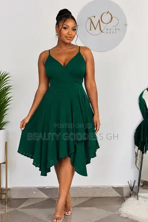 Shein Green Cotton Dress