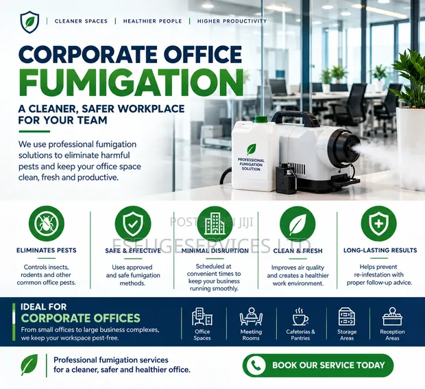 Corporate Office Fumigation Service - 1