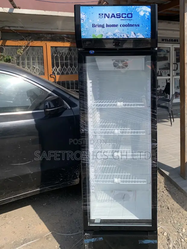 Nasco 358L Single Door Glass Display Fridge - 1