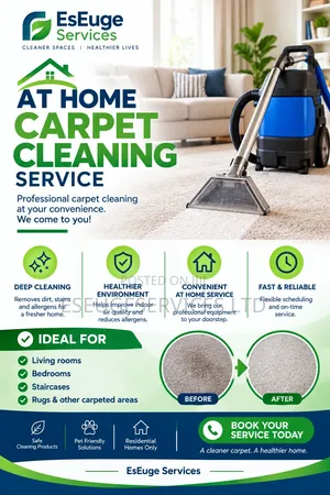 At-Home Carpet Cleaning Service - EsEuge Services