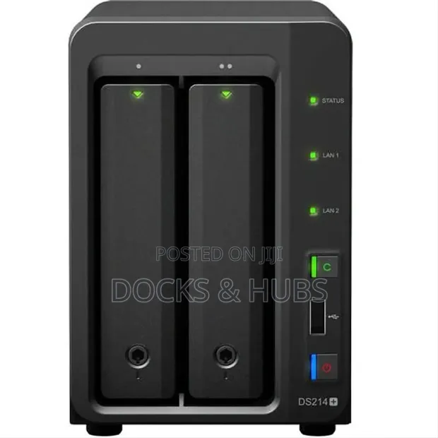 Synology DiskStation DS214+ 2-Bay NAS Server - 1