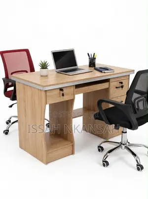 Office Table and 2 Chairs - Brand New