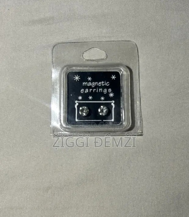 Magnetic Earrings - Silver Plated - 1