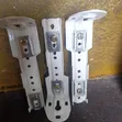 White Metal Curtain Track Brackets (2pcs) - 3