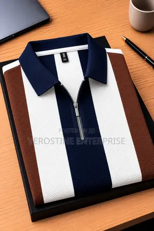 Polo T-Shirt - Men's Cotton V-Neck