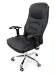 Leather Office Chair and 1.2m Home Office Desk - 5