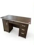 Wenge Home Office Desk + Mesh Office Chair - 2