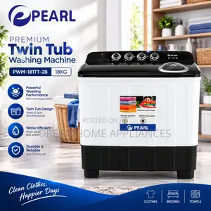 Pearl Twin Tub Washing Machine 7kg