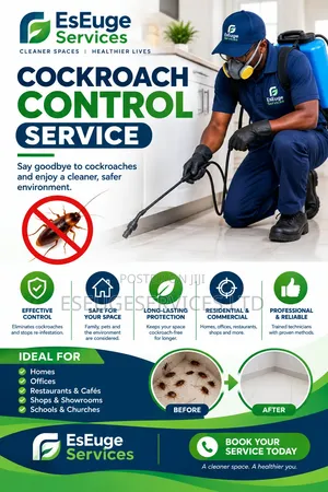 Cockroach Control Service - EsEuge Services