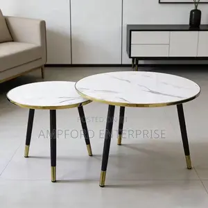 2-in-1 Marble Coffee Table