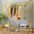 Gold Stand Clothes Double Rack Organizer (150cm) - 4