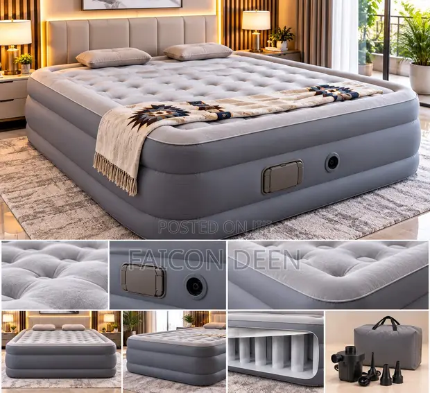 Royal Comfort Automatic Double Inflatable Mattress - 1