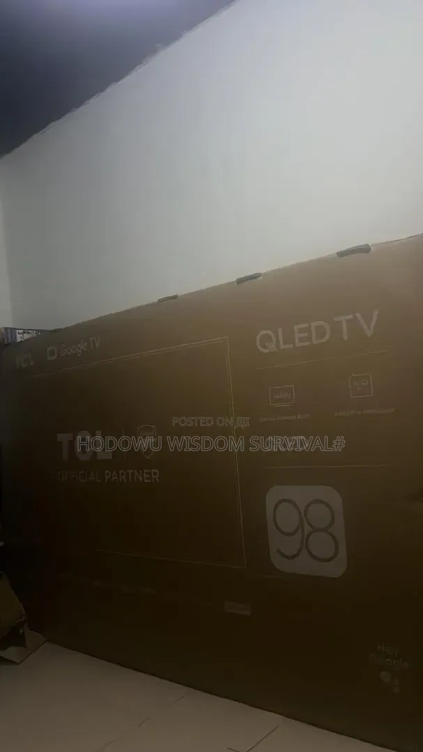 98" TCL QLED Smart TV - 2 Months Used - 1