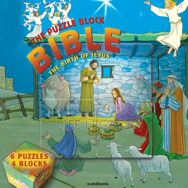 The Birth of Jesus: Puzzle Block Bible - 1