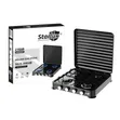 Sokany Gas Stove with Shelves - Double Burner - 2