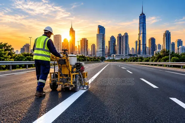 Professional Road Line Marking Services - 1
