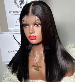 New Sleek Black Wig with Kim K Closure
