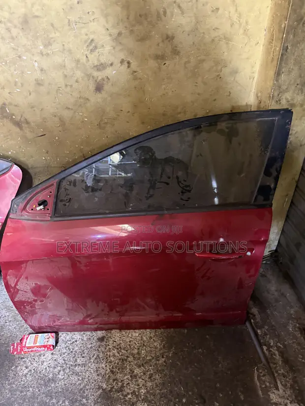 OEM 2017-2020 Hyundai Elantra Sedan Front Driver Left Door - Red - 1