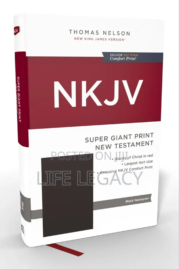 NKJV Super Giant Print Reference Bible (Red Letter Edition) - 1