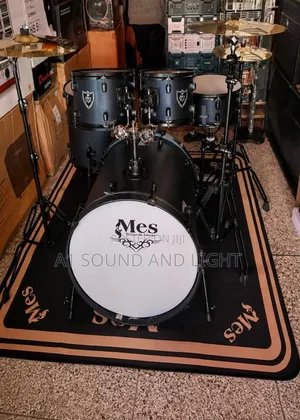 MES Black Edition 5-Piece Complete Drum Set