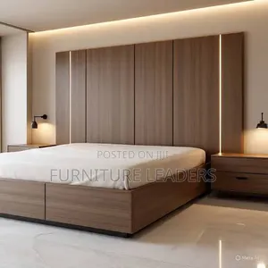 King Size Bed with LED Light