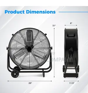 Mistral 60cm Industrial Drum Fan - Brand New