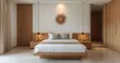 King Size Bed Frame with Mattress - 1