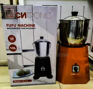 Cntronic 10L Multifunctional Food Processor & Swallow Maker
