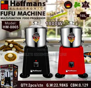 Hoffman 10L Food Processor & Swallow Maker
