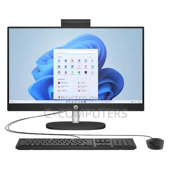 HP AiO 24 Desktop Computer - Intel Core Ultra 5, 8GB RAM, 512GB SSD - 1