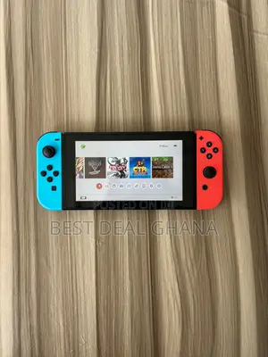 Nintendo Switch with Games and Carrying Case
