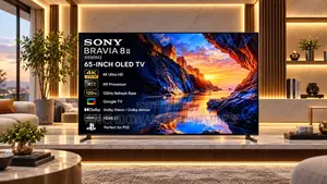 Sony Bravia XR80M2 QD OLED TV (2025 Model) - 65-Inch