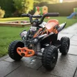 Loko Toys Orange Electric Ride-on ATV for Kids - 3
